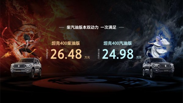九游体育app娱乐为坦克400汽油版+柴油版匹配了三项专属筹划-九游体育app官网下载IOS/安卓全站最新版下载