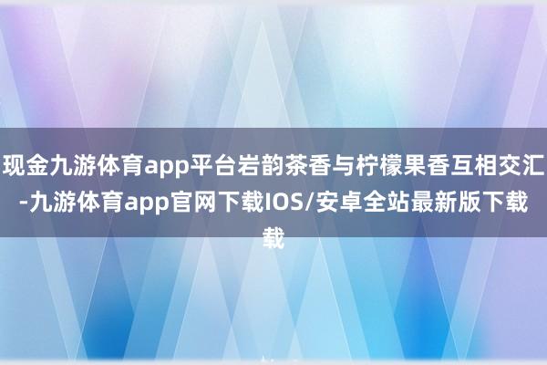 现金九游体育app平台岩韵茶香与柠檬果香互相交汇-九游体育app官网下载IOS/安卓全站最新版下载