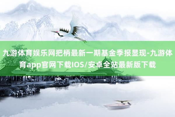 九游体育娱乐网把柄最新一期基金季报显现-九游体育app官网下载IOS/安卓全站最新版下载