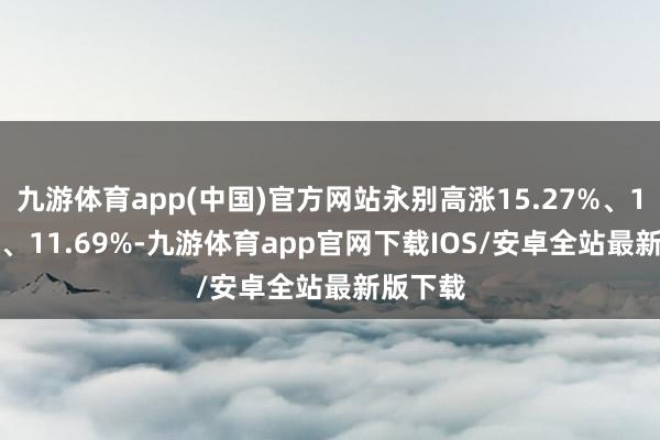 九游体育app(中国)官方网站永别高涨15.27%、15.08%、11.69%-九游体育app官网下载IOS/安卓全站最新版下载