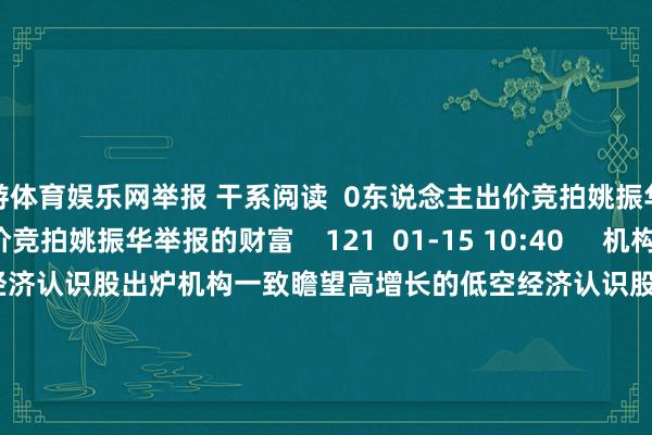 九游体育娱乐网举报 干系阅读 0东说念主出价竞拍姚振华举报的财富0东说念主出价竞拍姚振华举报的财富 121 01-15 10:40 机构一致瞻望高增长的低空经济认识股出炉机构一致瞻望高增长的低空经济认识股出炉 44 01-05 12:43 流畅异动个股一览流畅异动个股一览 0 2025-11-10 18:32 台湾嘉义县隔壁发生4.8级傍边地震台湾嘉义县隔壁发生4.8级傍边地震 21 2025-11-10 13:11 锦浪科技可转债中签号出炉 共约43.21万个锦浪科技可转债中签号出炉 共约43.21万个 18 2025-10-20 17:29 一财最热 点击关闭-九游体育app官网下载IOS/安卓全站最新版下载