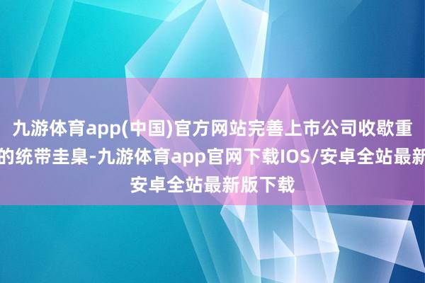 九游体育app(中国)官方网站完善上市公司收歇重整案件的统带圭臬-九游体育app官网下载IOS/安卓全站最新版下载