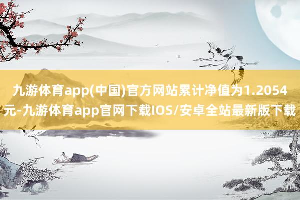 九游体育app(中国)官方网站累计净值为1.2054元-九游体育app官网下载IOS/安卓全站最新版下载