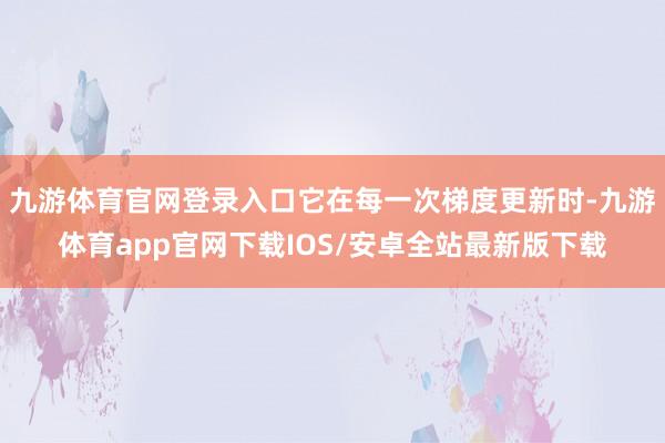 九游体育官网登录入口它在每一次梯度更新时-九游体育app官网下载IOS/安卓全站最新版下载