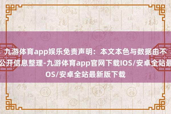 九游体育app娱乐免责声明：本文本色与数据由不雅点把柄公开信息整理-九游体育app官网下载IOS/安卓全站最新版下载