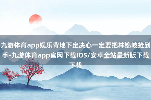 九游体育app娱乐背地下定决心一定要把林锦岐抢到手-九游体育app官网下载IOS/安卓全站最新版下载